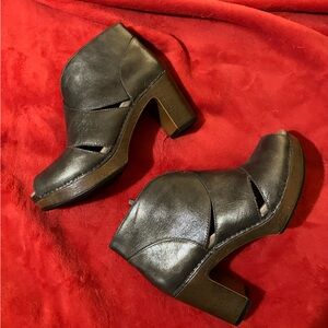 Dansko Peep Toe Bootie